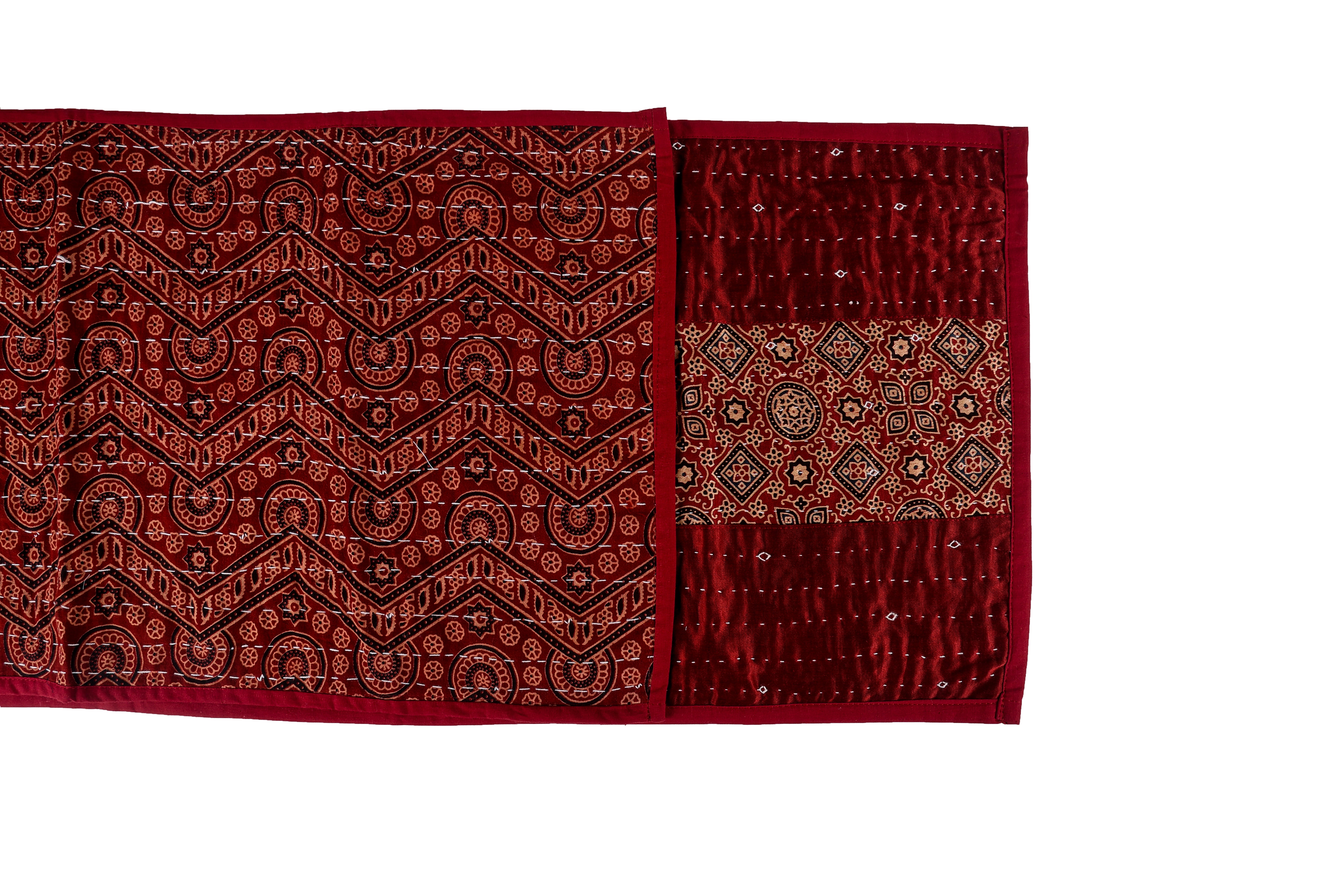 Shaahi Maroon Table Runner