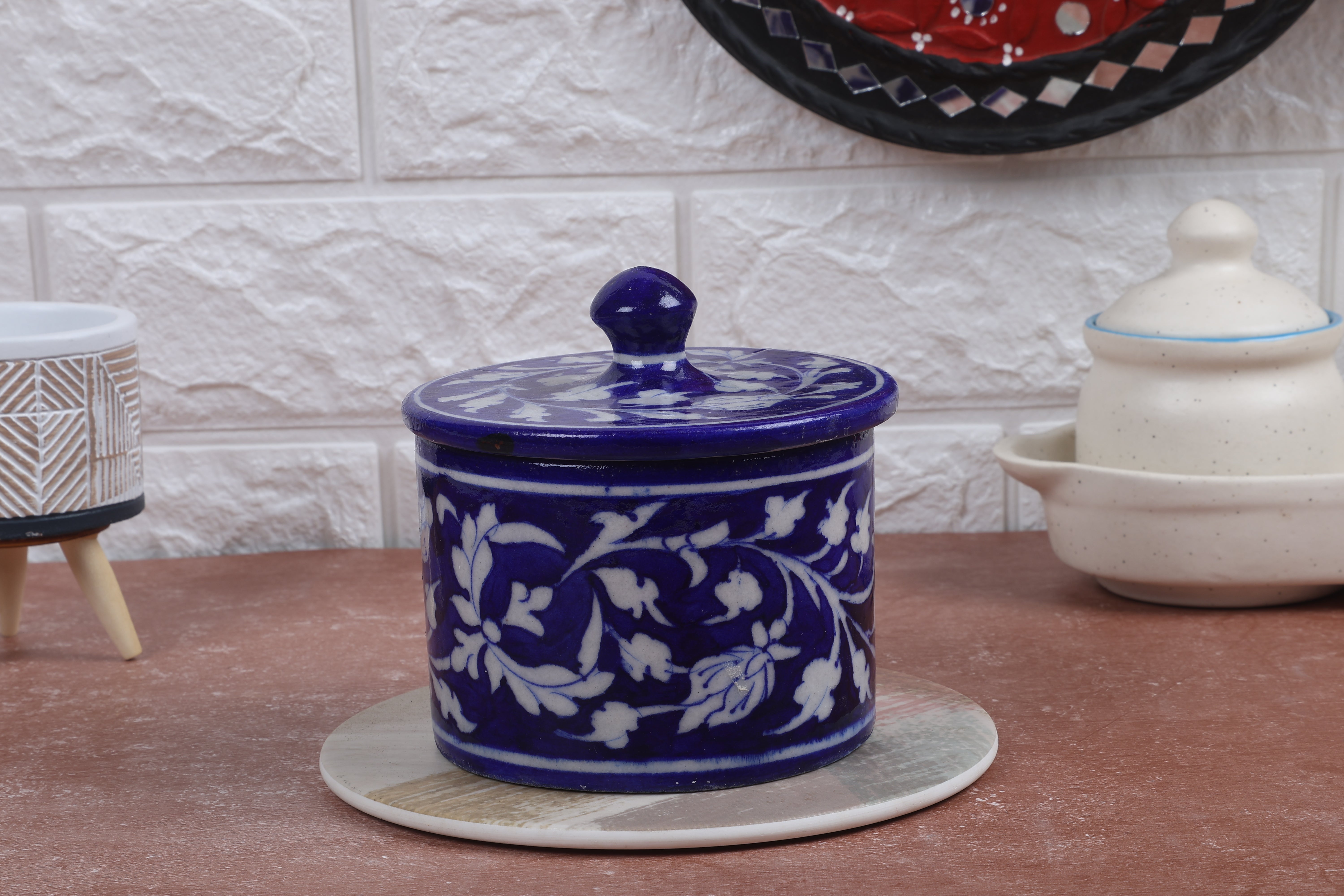 Cobalt Blue Utility Jar